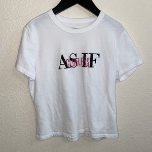‘As if’ white clueless t-shirt size girls M